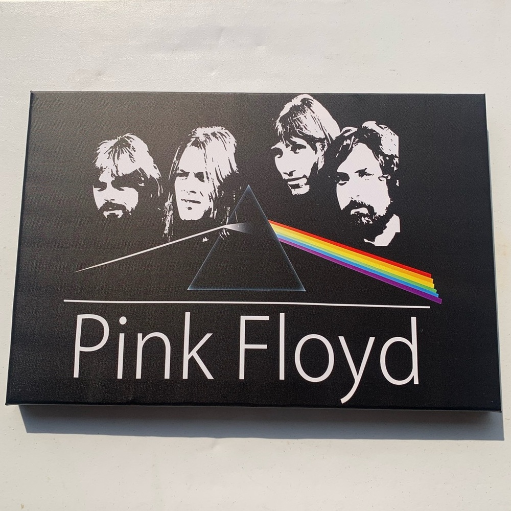 NEW CUSTOM HANDMADE Pink Floyd canvas 16x24